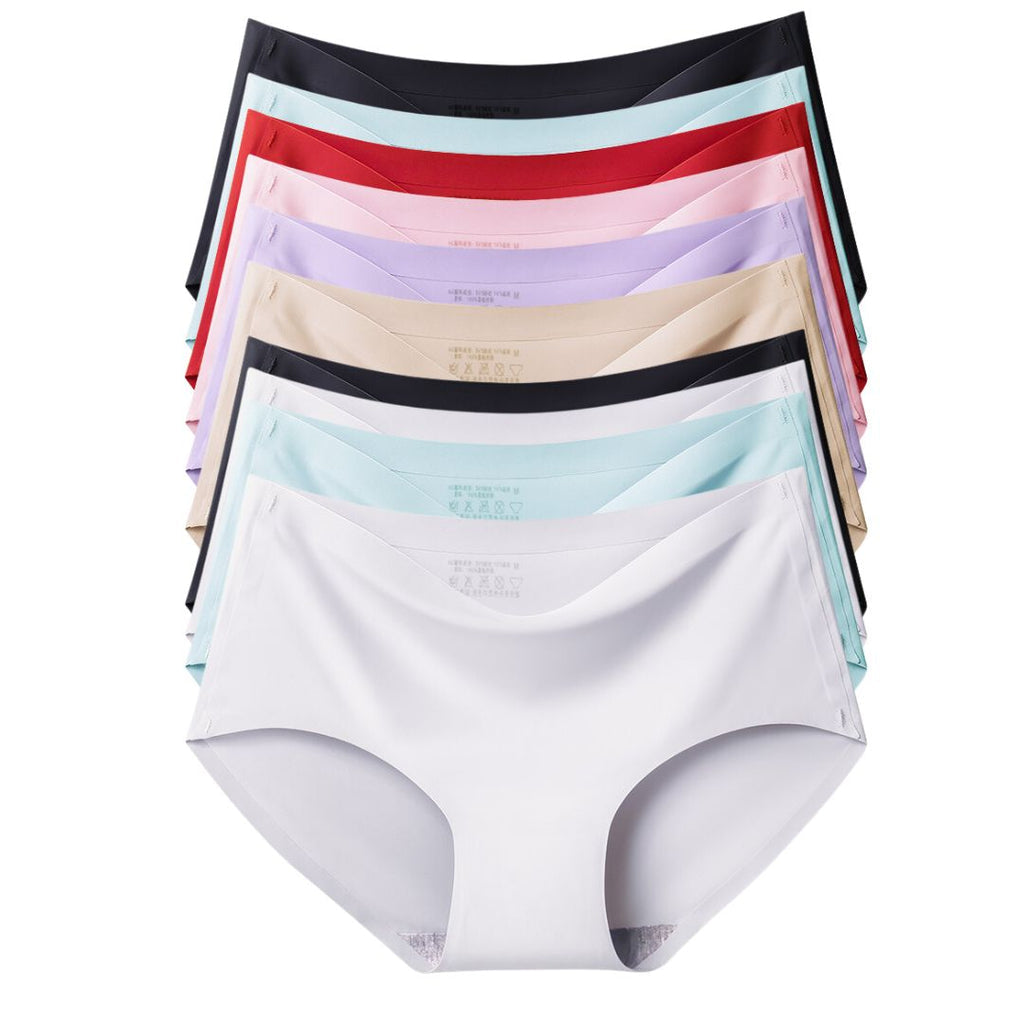 Calcinha Seda Soft Sem Costura (Kit Com 6 Peças)