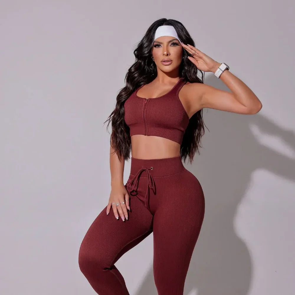 Conjunto Infinity Canelado Vinho
