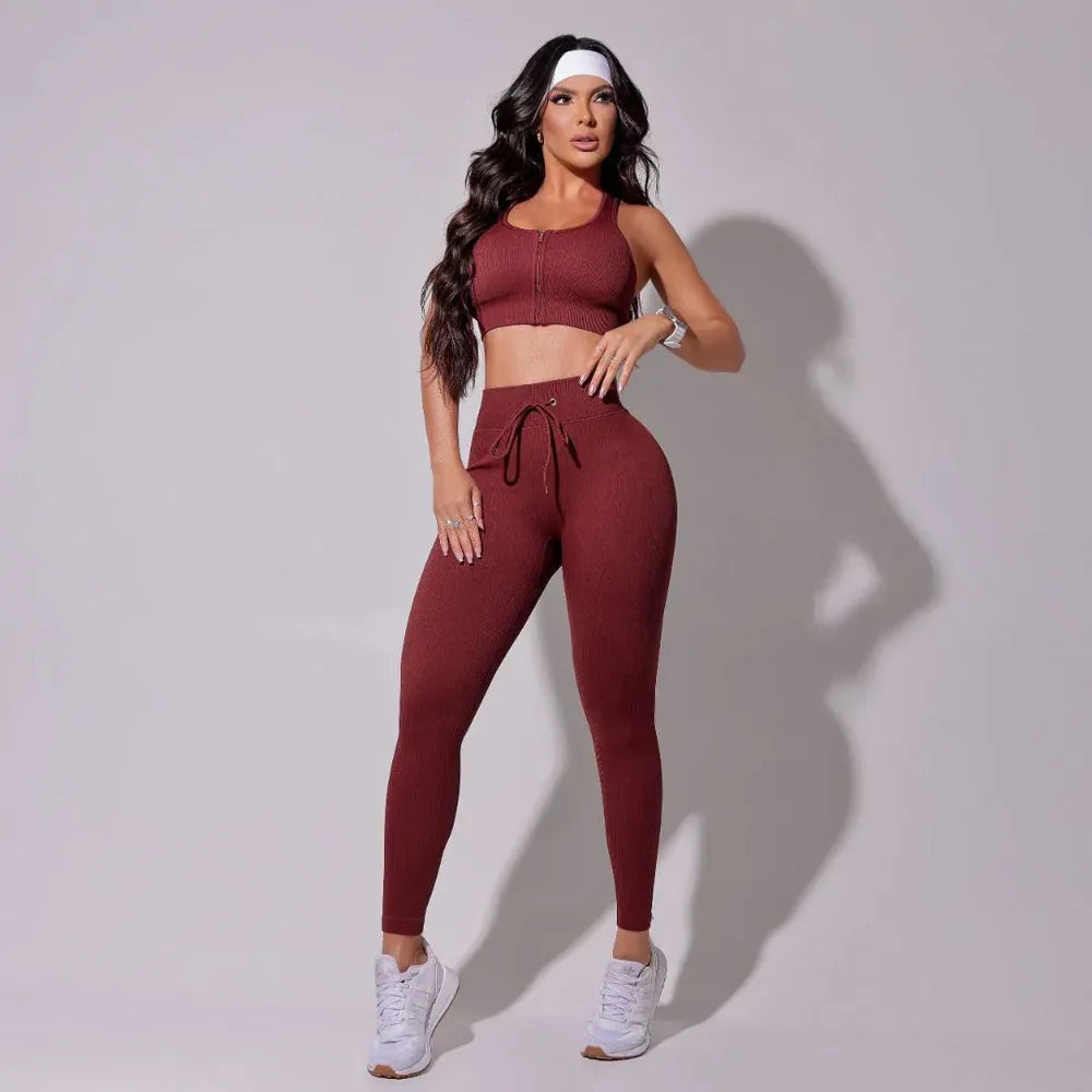 Conjunto Infinity Canelado Vinho