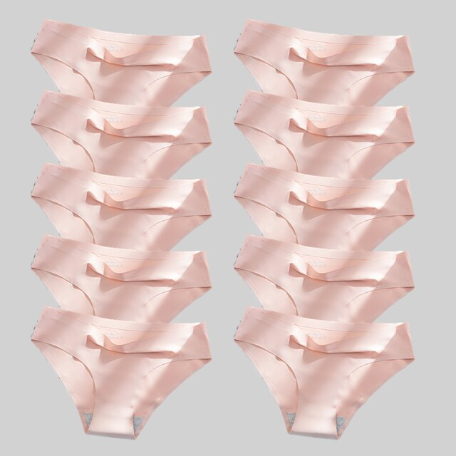 Calcinha Seda Soft Sem Costura (Kit Com 6 Peças)