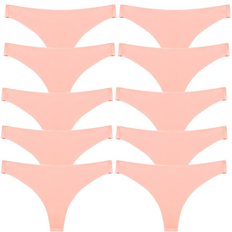 Calcinha Seda Soft Sem Costura (Kit Com 6 Peças)