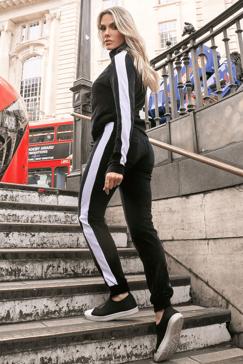 Conjunto De Moletom Alfar Preto