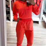 Conjunto De Moletom Orange