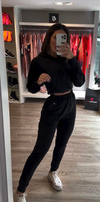 Conjunto De Moletom Black