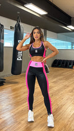 Conjunto Elláda Rosa Top + Calça