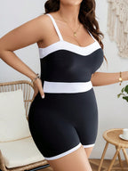 Maiô de Esportes/Hidroginástica Plus Size Raven