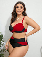 Biquíni Color Plus Size - Estilo Moderno para o Verão