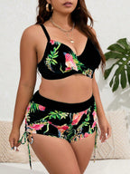 Biquíni Tropical Plus Size  - Elegância e Conforto Estampado