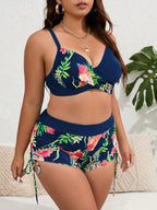 Biquíni Tropical Plus Size  - Elegância e Conforto Estampado