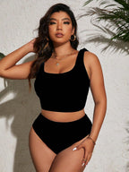 Tankini Plus Size Cintura Alta