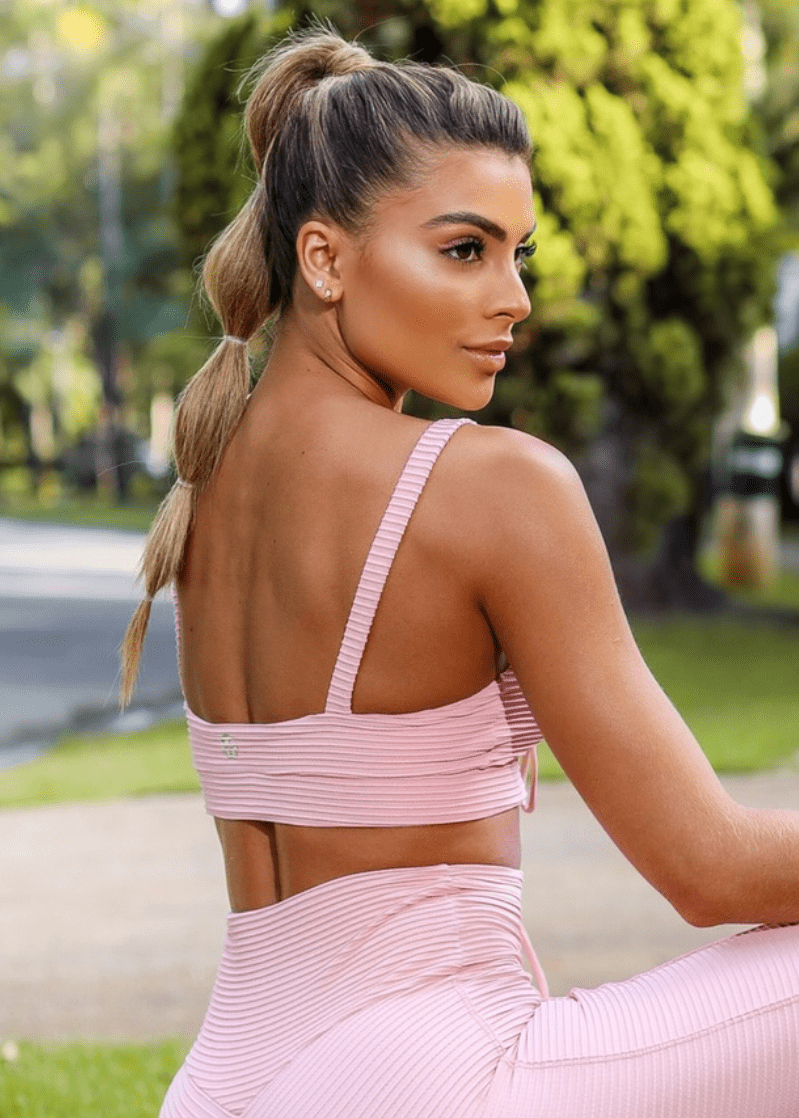 Conjunto Mountain Rosa Cordão