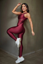 Macacão Fitness Je Vinho