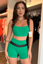 Conjunto Ace Verde Top + Shorts