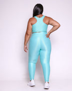 Conjunto Legging Curve Plus Size + Top Nadador (Todas cores)