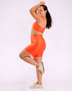 Conjunto Bermuda Curve Plus Size + Top Luna (Todas cores)